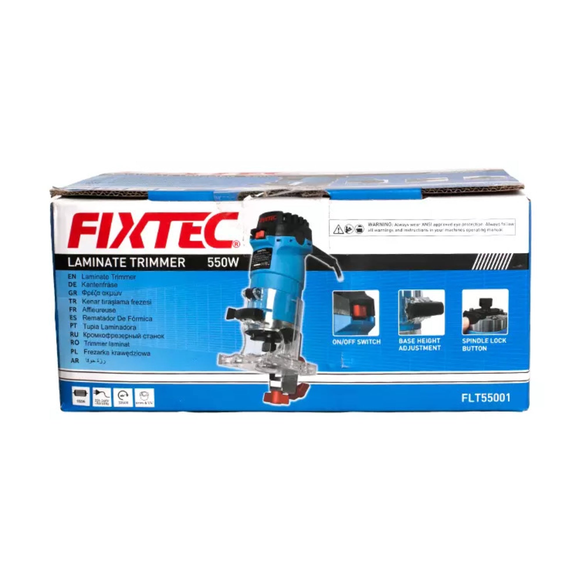 Fresadora Fixtec Flt55002 -550w Tupi Recortadora + 5 Piezas