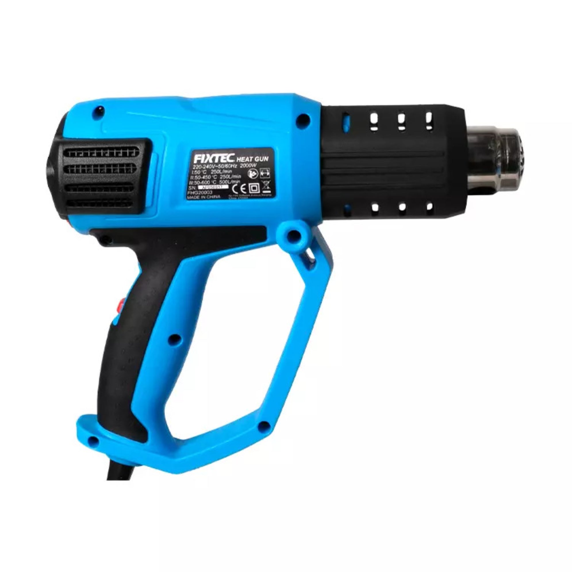 Pistola De Calor Con Regulador De T° Fixtec Fhg20003 - 2000w